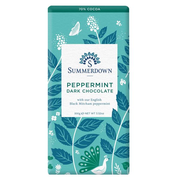Summerdown Peppermint Dark Chocolate 100g